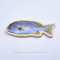 advertising promotional souvenir wooden fish shape fridge magnet